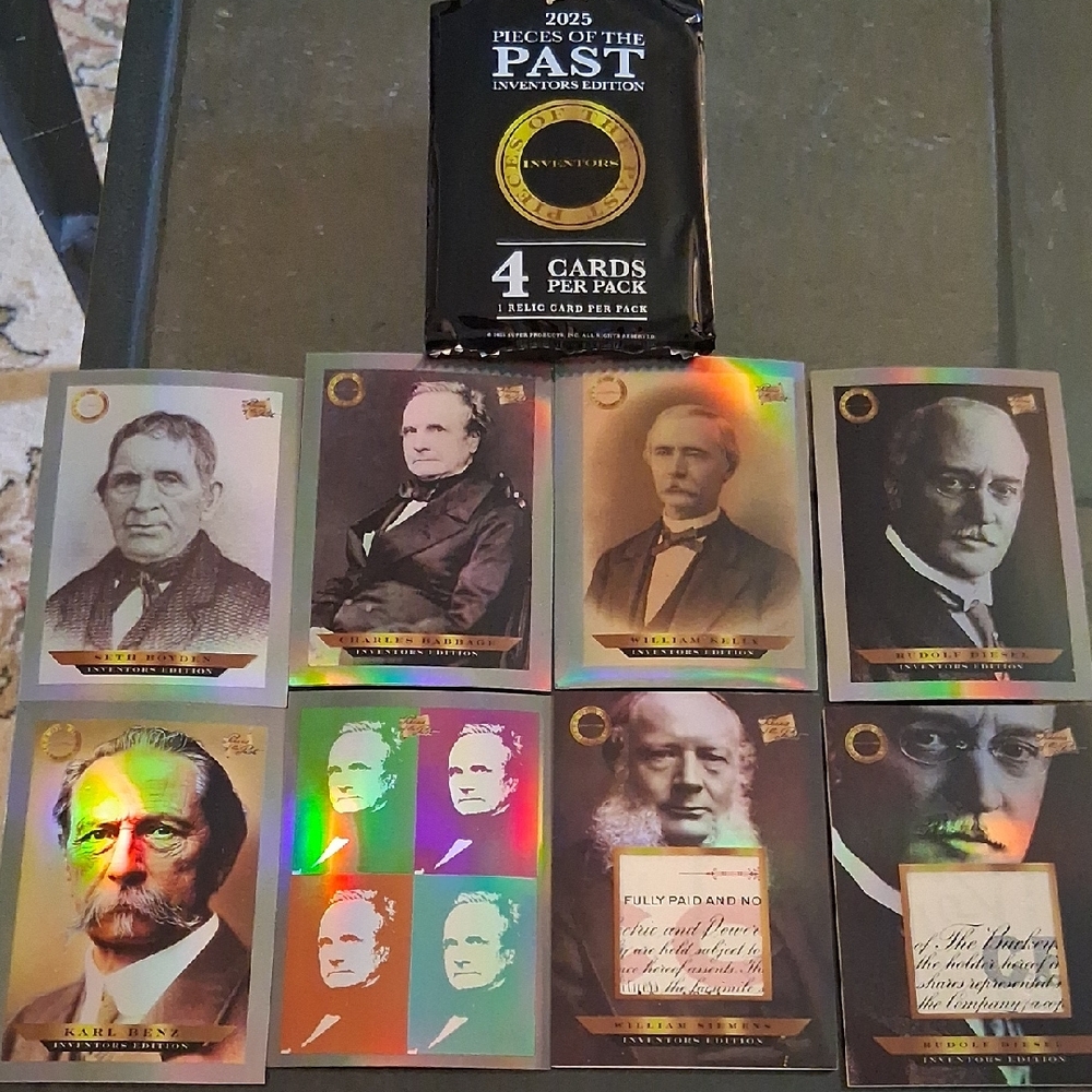 INVENTORS EDITION RELIC TRADING CARDS